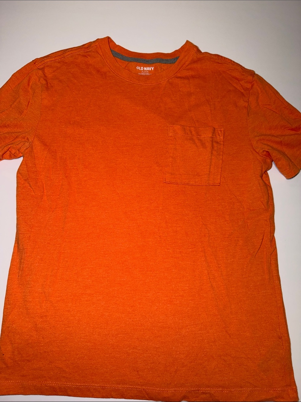 Old Navy Boy’s Bright Orange Pocket Tee